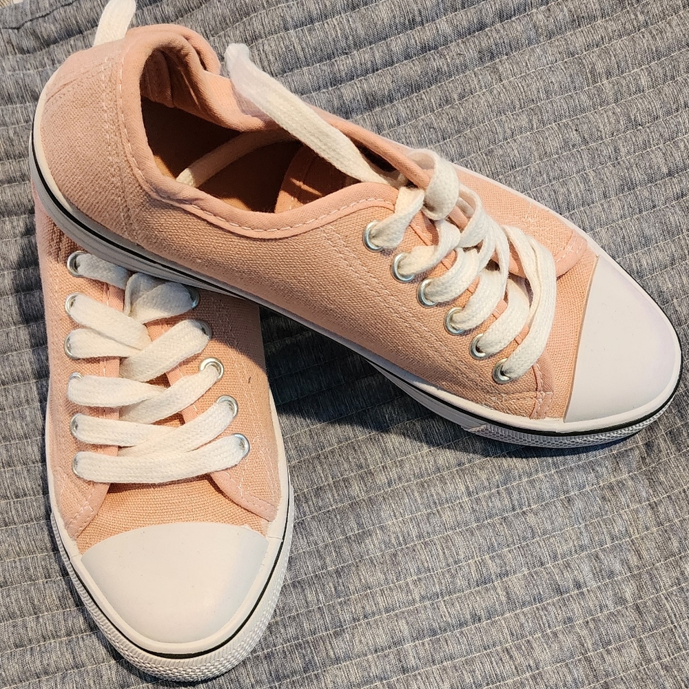 Pink Canvas Sneakers SIZE 6